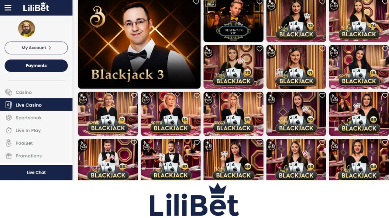 Lilibet Casino live dealer games